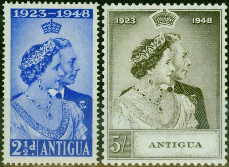 Antigua 1949 RSW Set of 2 SG112-113 Fine LMM 