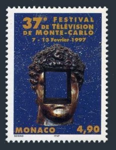 Monaco 2030, lightly hinged. Mi 2331. Festival of Television in Monte Carlo,1996