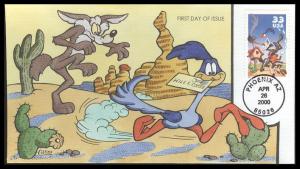 #3391 Wile Coyote and Roadrunner Collins FDC