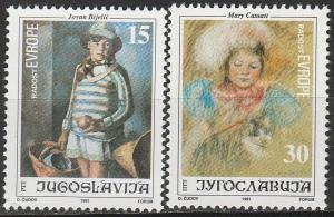 Yugoslavia #2115-6  MNH   (S533)