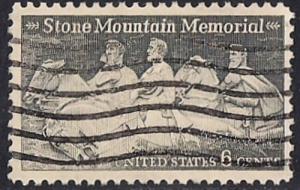 #1408 6 cent Stone Mountain Memorial stamp used VF