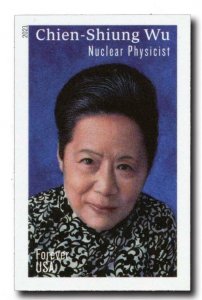 2021 55c Chien-Shiung Wu, Nuclear Physicist, China Qipao Scott 5557 Imperforate