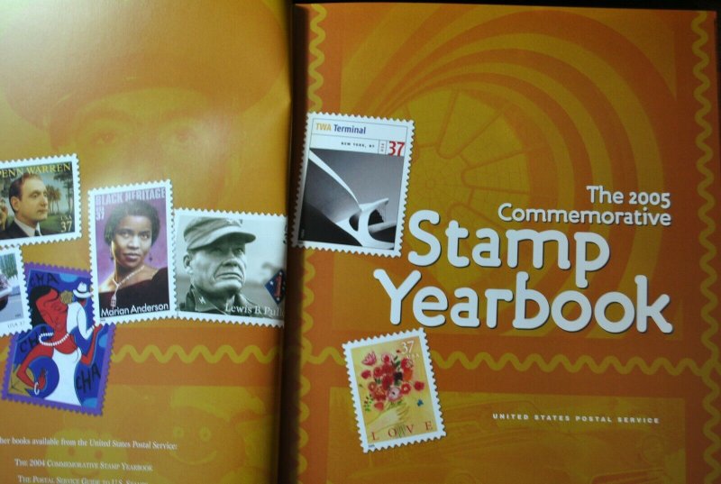 USPS 2005 stamp yearbook no stamps