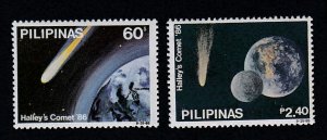 Philippines # 1816-1817, Halley's Comet, Mint NH, 1/2 Cat.
