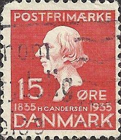 DENMARK -  #249 - Used - SCV-0.25