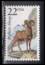 2288 22c Bighorn Sheep Fine MNH W3216