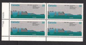 CANADA SC# 1015 VF MNH 1984 INSCRIP BK/4 LL