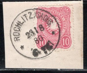 Germany Reich Scott # 39b, used, opp, exp.h/s, Mi# 41ab