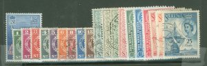 St. Lucia #151/175  Single (Complete Set)