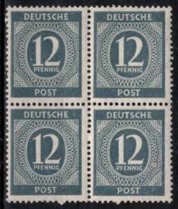 Germany - Allied Occupation - Scott 539 Block MNH (SP)