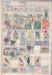 Czech Republic Mid Period M&U Collection Incl.Sheets (Aprx 500 Items)Goy3241