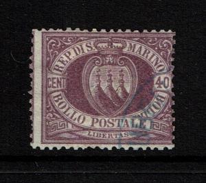 San Marino SC# 17 - Used (Hinge Rem) - 052417