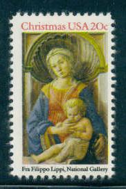 2107 20c Christmas Fine MNH