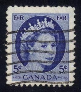 Canada #341 Queen Elizabeth II; Used