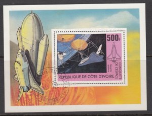 Ivory Coast 589 Space Shuttle used