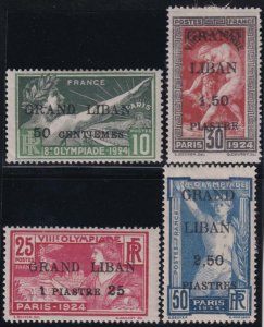 Lebanon 1924 SC 18-21 LH Set 