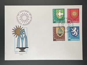 Helvetia 1980 Pro Juventute Gemeindewappen III FDC Ersttagsbrief