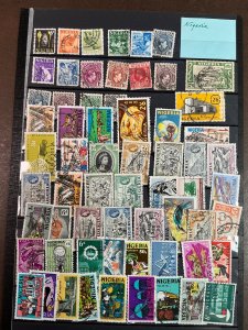 Nigeria mostly used mixed condition mini collection - bargain lot!