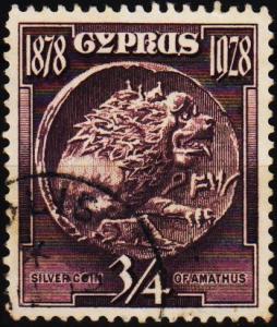 Cyprus. 1928 3/4pi S.G.123 Fine Used