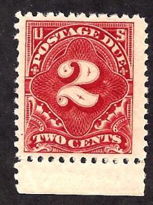 J62 Mint,OG,NH... 2c Postage Due... SCV $9.00