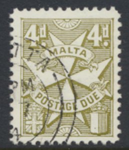 Malta SG D31 SC# J28a  Postage Due perf 12 CTO see details / scans 1967 Free ...