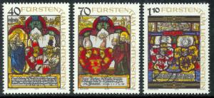 LIECHTENSTEIN 1979 HERALDIC PANELS Art Set Sc 671-673 MNH