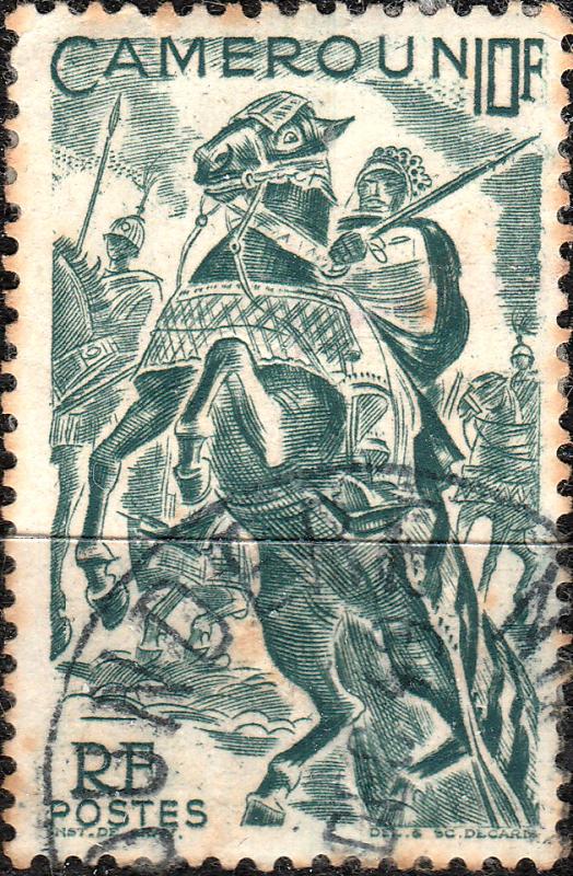 CAMEROUN - 1946 - Yv.291 / Mi.285 10fr vert foncé - Used