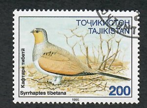 Tajikistan #84 Birds used single