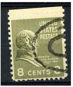 USA 1938 - Scott 813 used - 8c, Martin Van Buren 