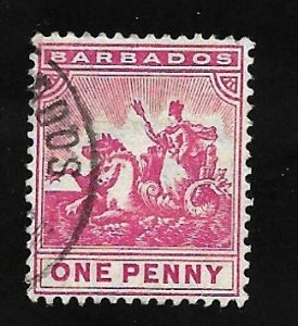 Barbados 1892 - U - Scott #72