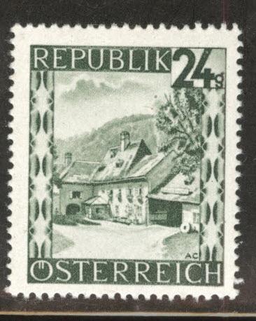 Austria Scott 465 MH* stamp from 1945-46 set