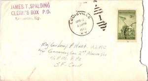 United States Marine Corps 3c Iwo Jima 1946 Louisville, Ky. to Maj. Gen. Lero...