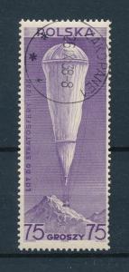 [97014] Poland 1938 Space Travel Stratosphere Balloon  USED