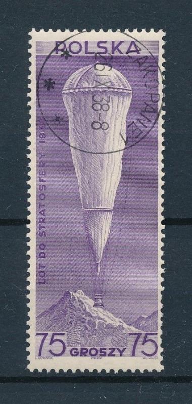 [97014] Poland 1938 Space Travel Stratosphere Balloon  USED