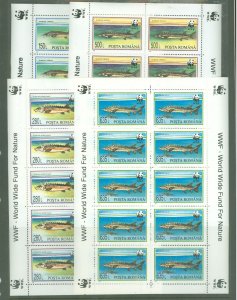 Romania #3954-3957v Mint (NH) Souvenir Sheet (Fauna) (Wwf)