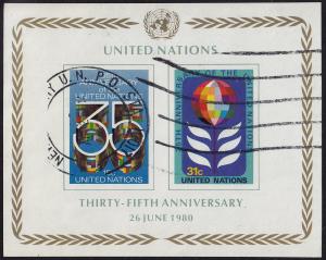 United Nations - 1980 - Scott #324 - used - 35th Anniversary