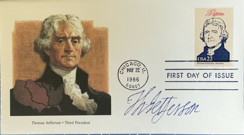 Fleetwood 2216 President Thomas Jefferson 3rd Louisiana Purchase 