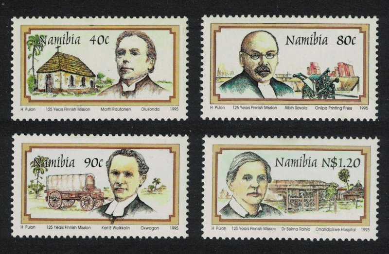 Namibia 125th Anniversary of Finnish Missionaries in Namibia 4v SG#667-670