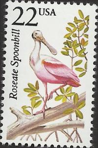 # 2308 MINT NEVER HINGED ROSEATE SPOONBILL
