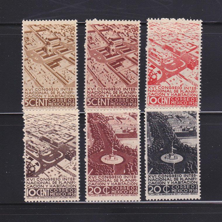 Mexico 740-745 Set MH Various