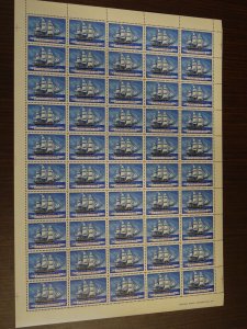 Greece 1958 Greek Merchant Marine 1,50Drx Sheet MNH VF.