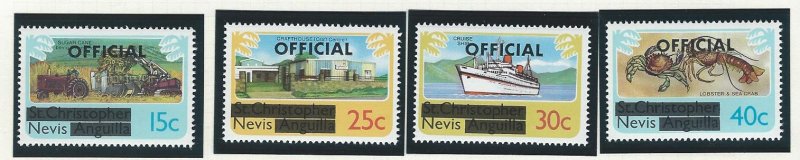 Nevis      mnh sc#   o1 - o10