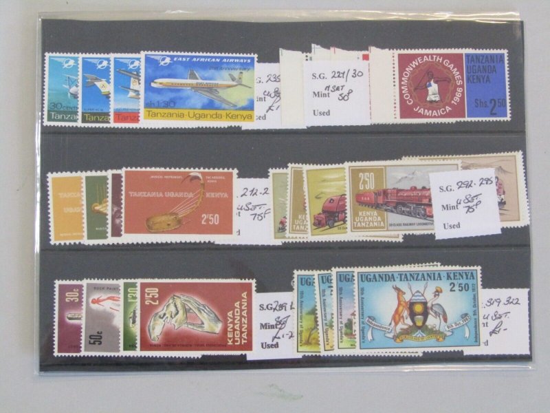 KENYA Attractive mint assembly on nineteen large stockcards - 33708