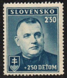 Slovakia Sc #B1 Mint Hinged