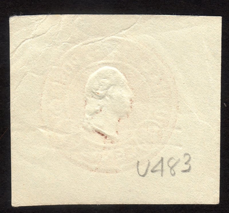 1925, US, 1 1/2c, Cut square, Used, Sc U481