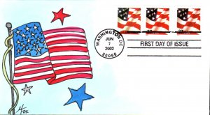 #3621//32 US Flag Fox FDC