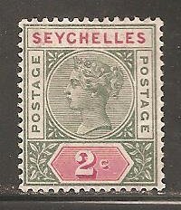 Seychelles  SC 1a  Mint  Hinged