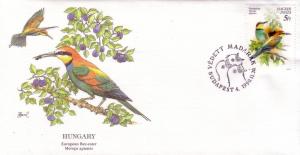 Hungary FDC SC# 3228 European Bee Eater  L198