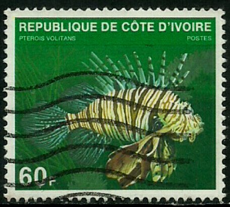 Ivory Coast #521A Used Stamp - Fish (c)