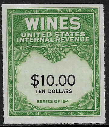 United States #RE180 MNH Wine Stamp